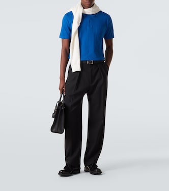 Riviera cotton polo shirt | Sunspel