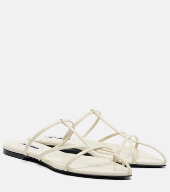 Sandalen Cage aus Leder | Jil Sander