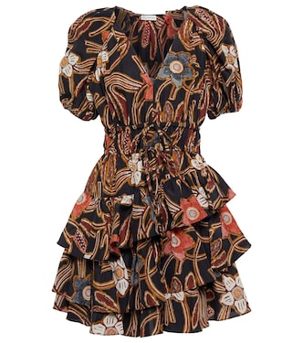 Bedrucktes Minikleid Farah aus Seide | Ulla Johnson