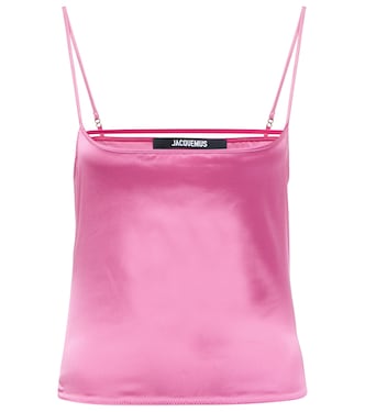 Top Le Haut Tangelo aus Satin | Jacquemus