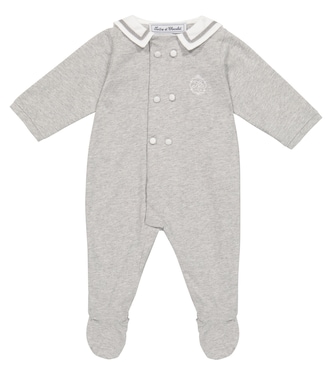 Baby - Tutina in jersey di cotone con logo | Tartine et Chocolat