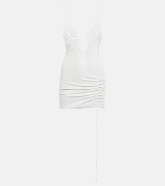 Cutout ruched minidress | Nensi Dojaka