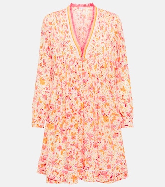 Ola floral rayon georgette minidress | Poupette St Barth