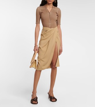 Falda La Jupe Bodri drapeada | Jacquemus