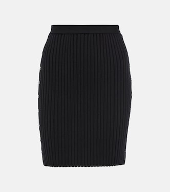 Gonna mini in maglia a coste | Wolford