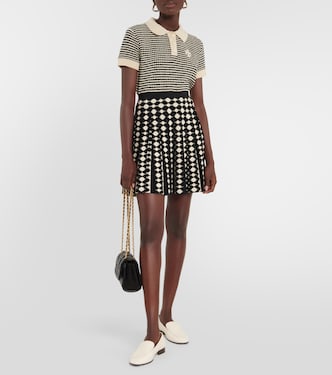 Minifalda en jacquard con lunares | Tory Burch