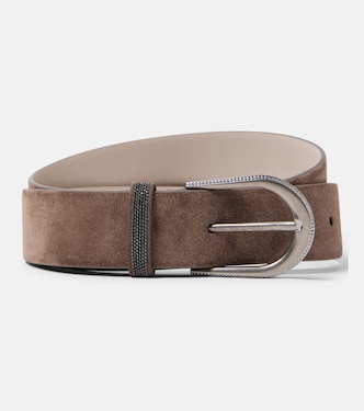 Monili suede belt | Brunello Cucinelli
