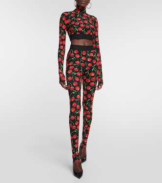 Bedruckte Leggings aus Jersey | Dolce&Gabbana