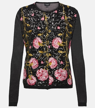 Embellished cashmere and silk cardigan | Giambattista Valli