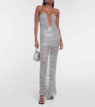 Embellished bustier mesh gown | Giuseppe di Morabito