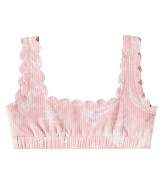 Bedrucktes Bikini-Oberteil Palm Springs | Marysia Bumby