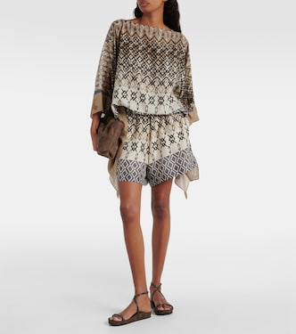 Sandali in pelle con monili | Brunello Cucinelli
