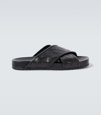 Tarik Intrecciato leather sandals | Bottega Veneta