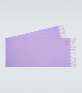 Sciarpa in lana con frange | Acne Studios