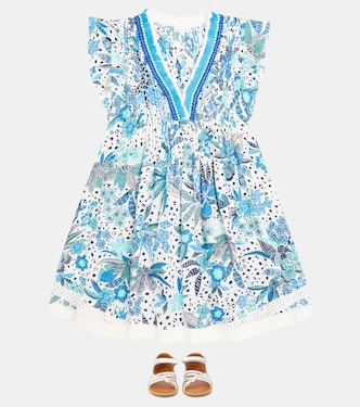 Bedrucktes Kleid Sasha | Poupette St Barth Kids
