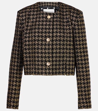 Giacca in tweed pied-de-poule lamé | Nina Ricci