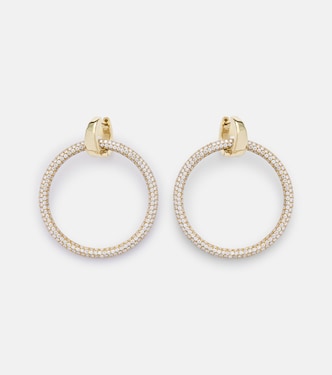 Orecchini Eternal in oro 18kt con diamanti | Octavia Elizabeth
