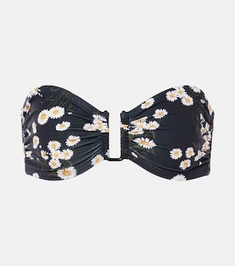 Tendrement floral bandeau bikini top | Eres