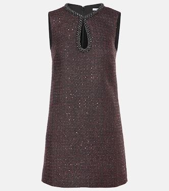 Minikleid aus Tweed mit Pailletten | Self-Portrait