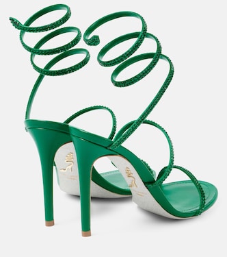 Sandales Cleo 105 en satin à ornements | Rene Caovilla