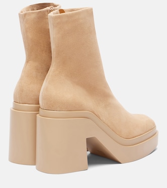 Ankle Boots Nina aus Veloursleder | Clergerie