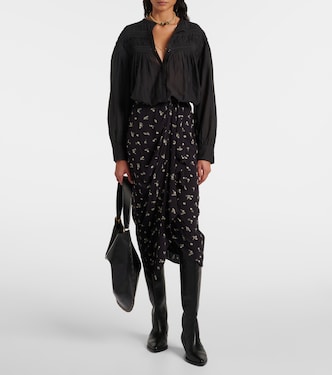 Jupe midi Zaine imprimée | Marant Etoile