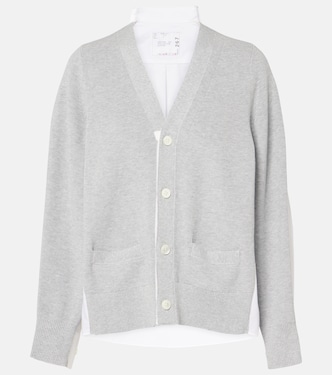 Cardigan a righe | Sacai