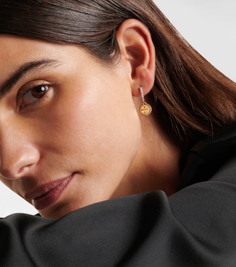 Boucle d'oreille unique Dream Mini en or jaune et blanc 18 ct et diamants | FoundRae