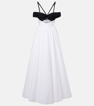 Off-Shoulder-Robe aus Baumwolle | Giambattista Valli