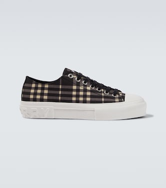 Burberry Check low-top sneakers | Burberry