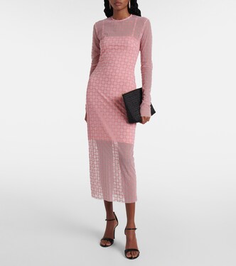 Abito midi Monogram 72 in tulle  | Givenchy