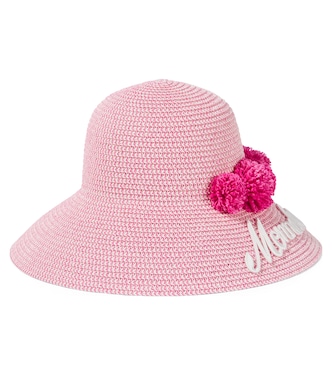 Logo paper sun hat | Monnalisa
