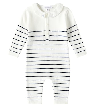 Baby striped cotton onesie | Tartine et Chocolat