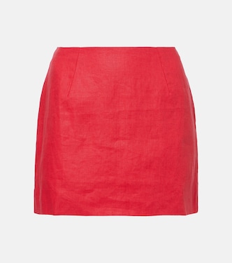 Jane linen miniskirt  | Faithfull