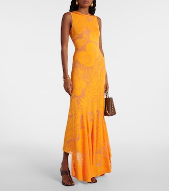 Robe longue à fleurs | Etro