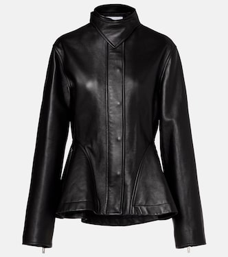 جاكيت من الجلد Peplum | Alaïa