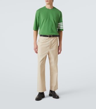 T-Shirt 4-Bar aus Baumwoll-Jersey | Thom Browne