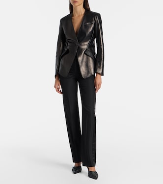Blazer en cuir | McQueen