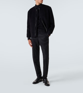 Virgin wool bomber  | Lardini