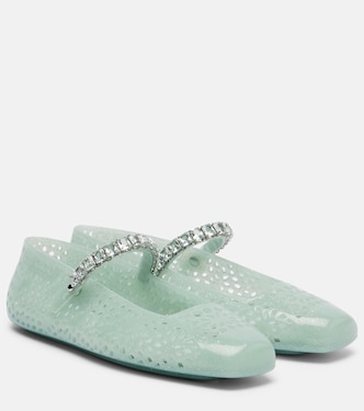 Ballerinas Jelly mit Kristallen | Jimmy Choo