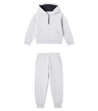 棉质针织帽衫与运动裤套装 | Moncler Enfant