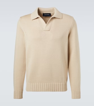 Wool polo sweater | Thom Sweeney