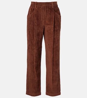 Pantalon ample en velours côtelé | Brunello Cucinelli