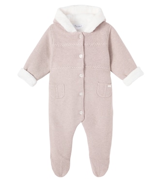 Baby - Tutina in maglia di cotone, lana e cashmere | Tartine et Chocolat
