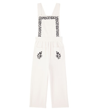 Bestickte Latzhose Tamara aus Denim  | The New Society