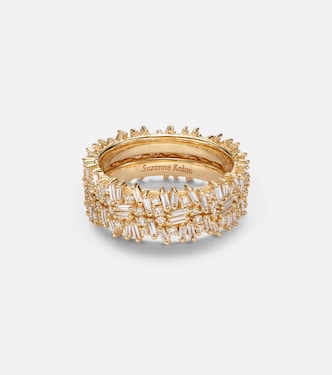 Icon Midi 18kt gold tech ring jackets with diamonds | Suzanne Kalan