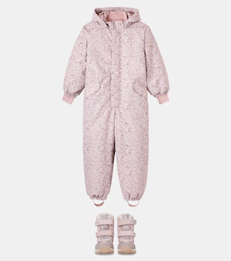 Ankle Boots mit Leder | Wheat