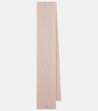 Embroidered alpaca-blend scarf | Moncler