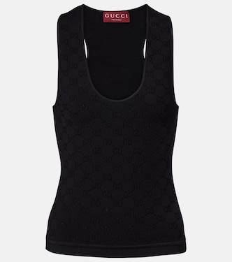 Tank top de jacquard con GG | Gucci