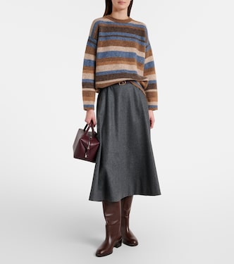Smmvolare striped alpaca-blend sweater  | 'S Max Mara